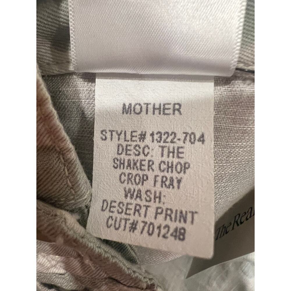 Mother The Shaker Chop Crop Fray in‎ desert print - Picture 9 of 10